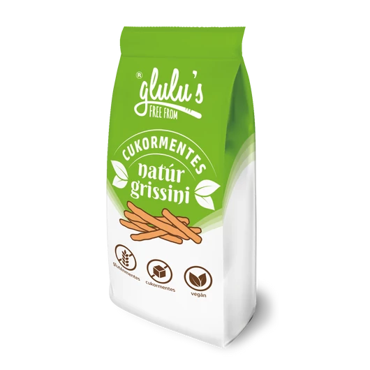 Glulu's Free From Cukormentes magvas grissini 100g - gluténmentes, vegán